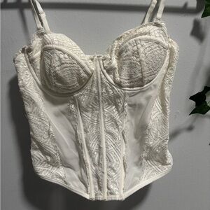 White Corset from Garage